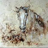 textured animal painting